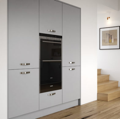 Zola Matte Light Grey And Graphite – Kitchens Direct Ni