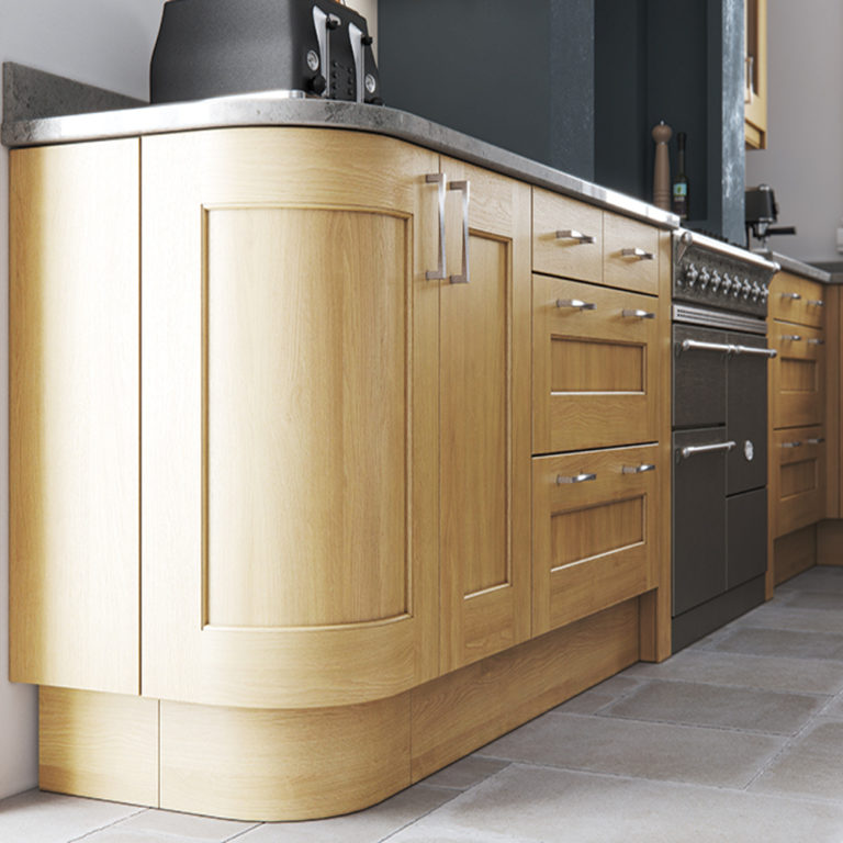 Wakefield Oak and Painted Stone – Kitchens Direct NI